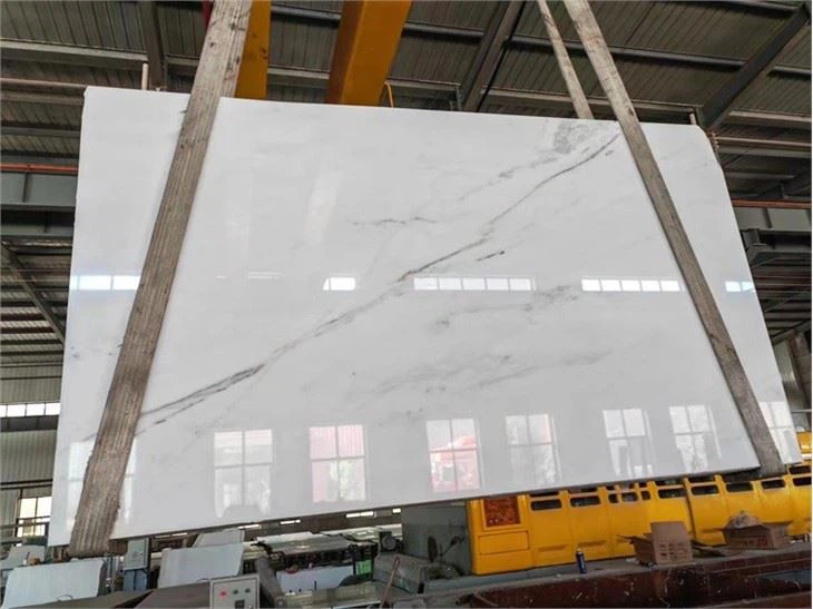 Linken White marble slab